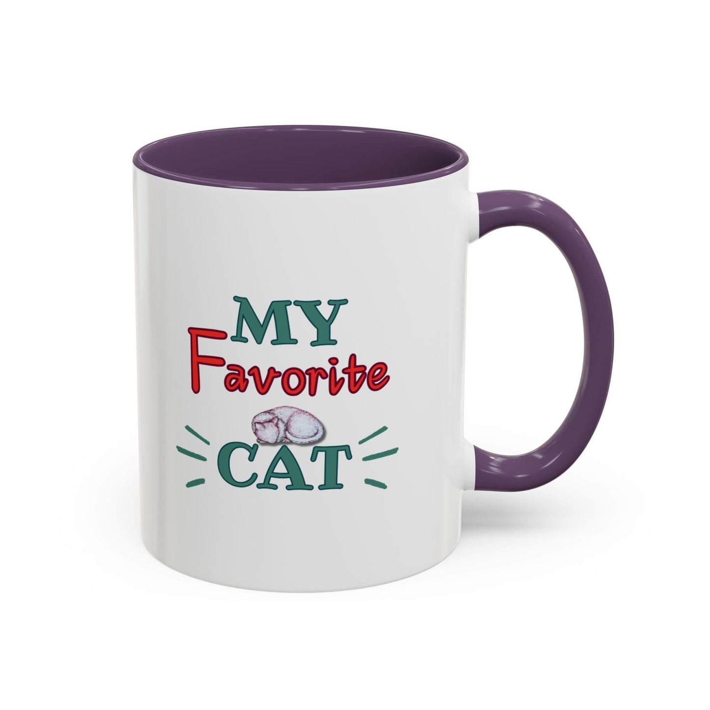 Cat Art Coffee Mug – Art print 11 oz Mug for Cat Lovers (CM-3) - Cat&Muse