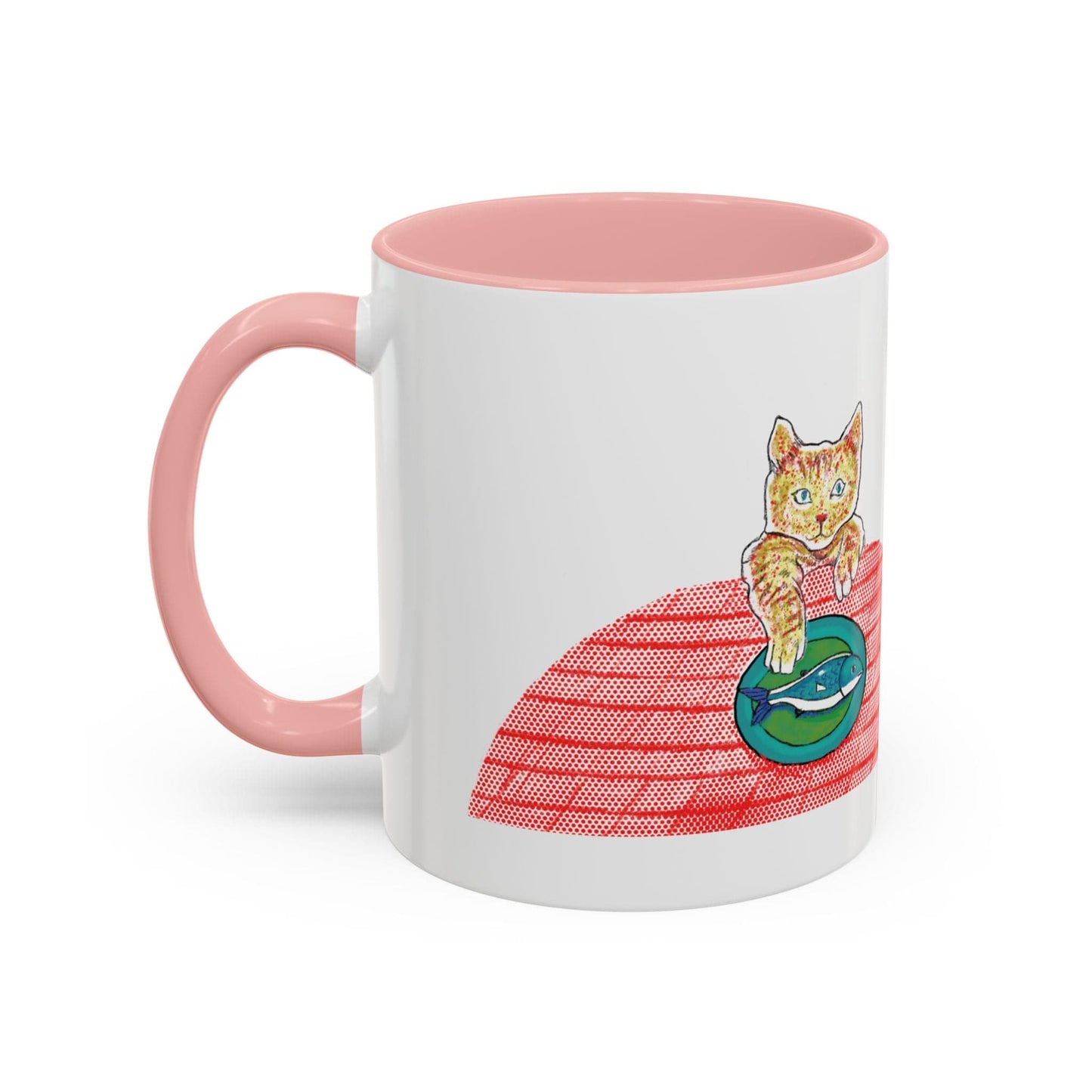 Cat Art Coffee Mug – Art print 11 oz Mug for Cat Lovers (CM-3) - Cat&Muse