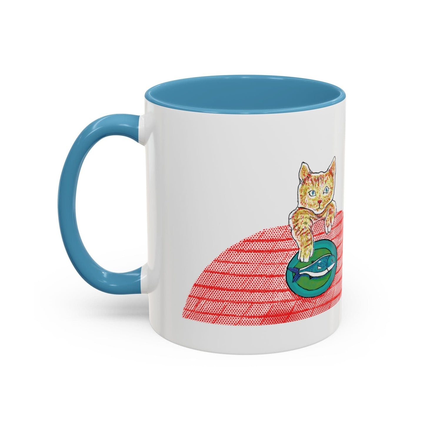 Cat Art Coffee Mug – Art print 11 oz Mug for Cat Lovers (CM-3) - Cat&Muse