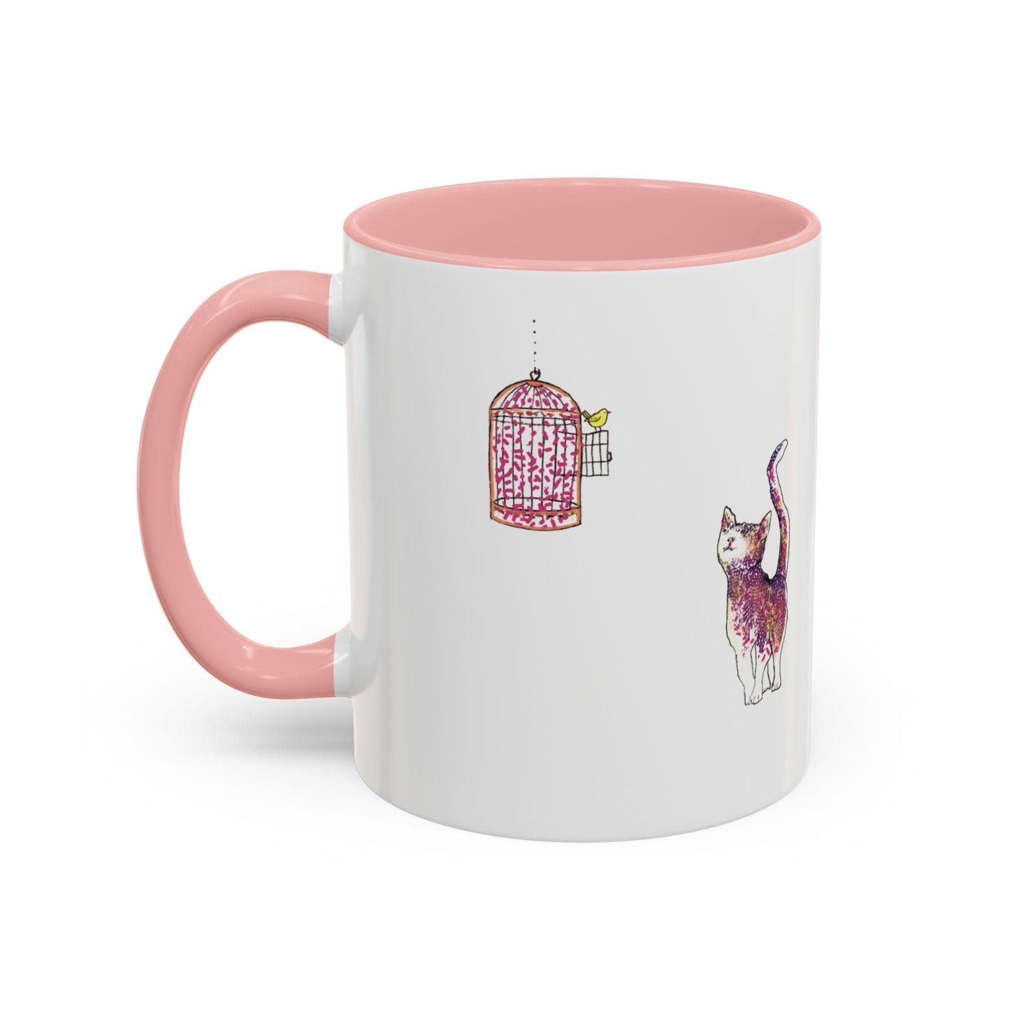 Cat Art Coffee Mug – Art print 11 oz Mug for Cat Lovers (CM-7) - Cat&Muse