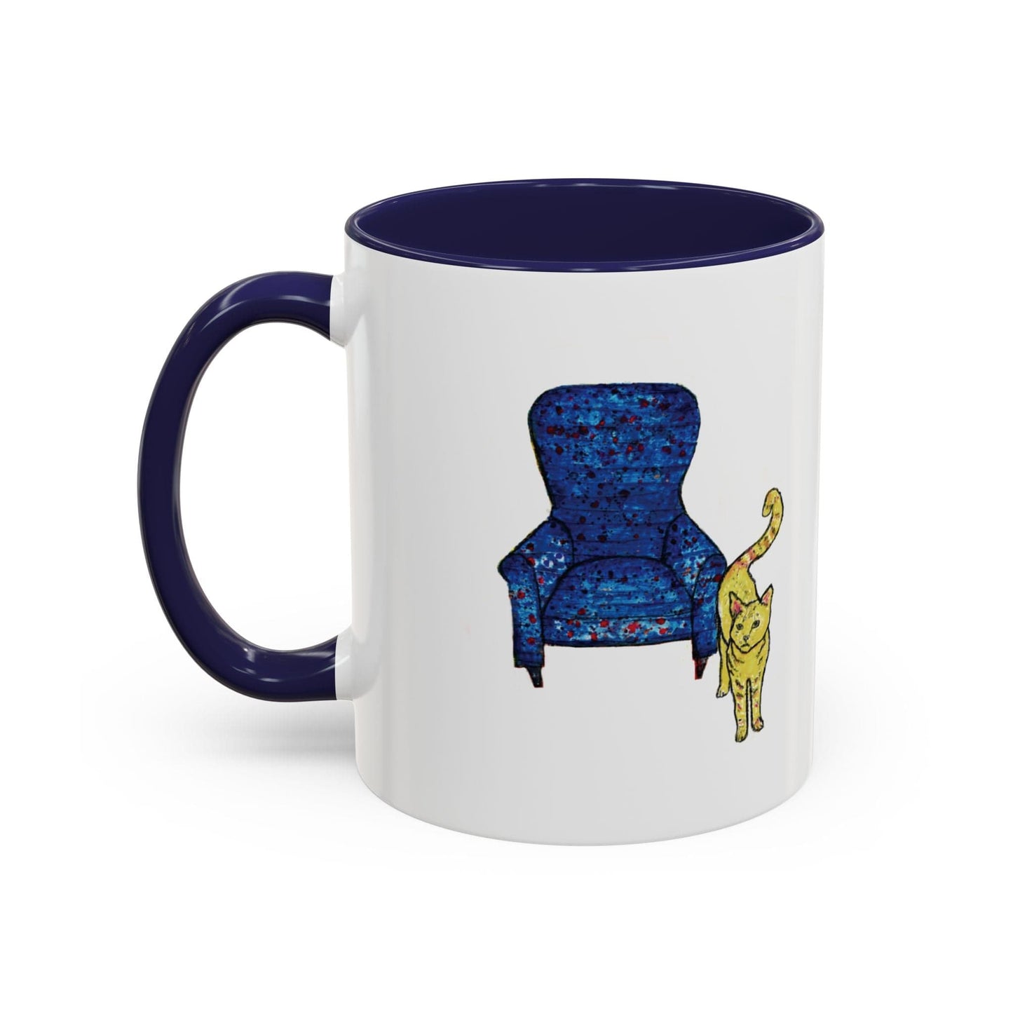 Cat Art Coffee Mug – Art print 11 oz Mug for Cat Lovers (CM-6) - Cat&Muse