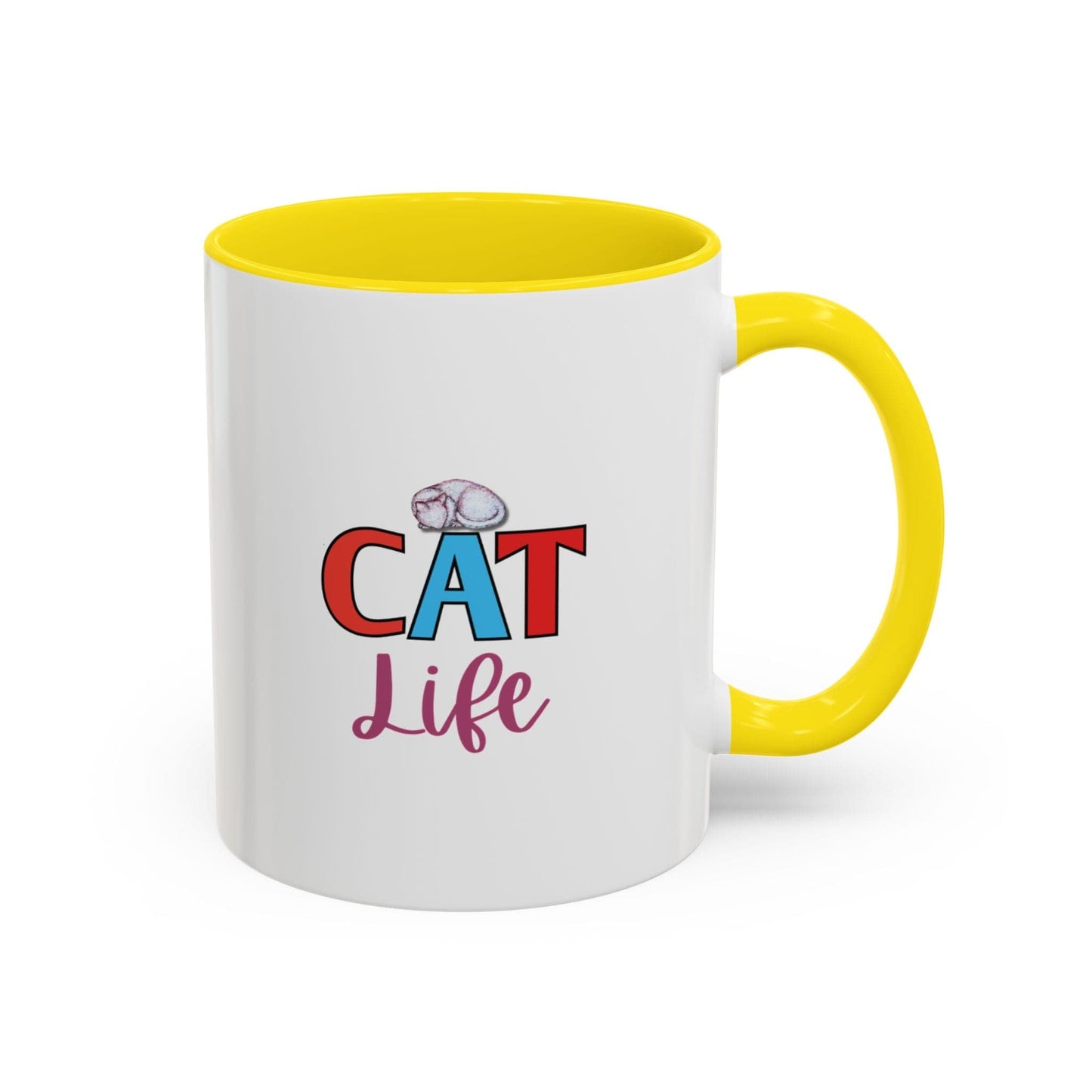 Cat Art Coffee Mug – Art print 11 oz Mug for Cat Lovers (CM-7) - Cat&Muse