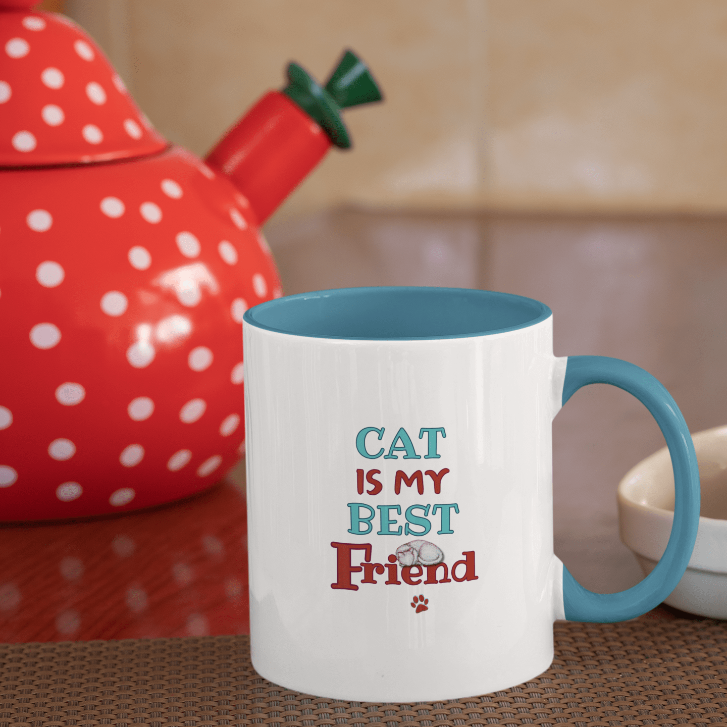 Cat Art Coffee Mug – Art print 11 oz Mug for Cat Lovers (CM-1) - Cat&Muse