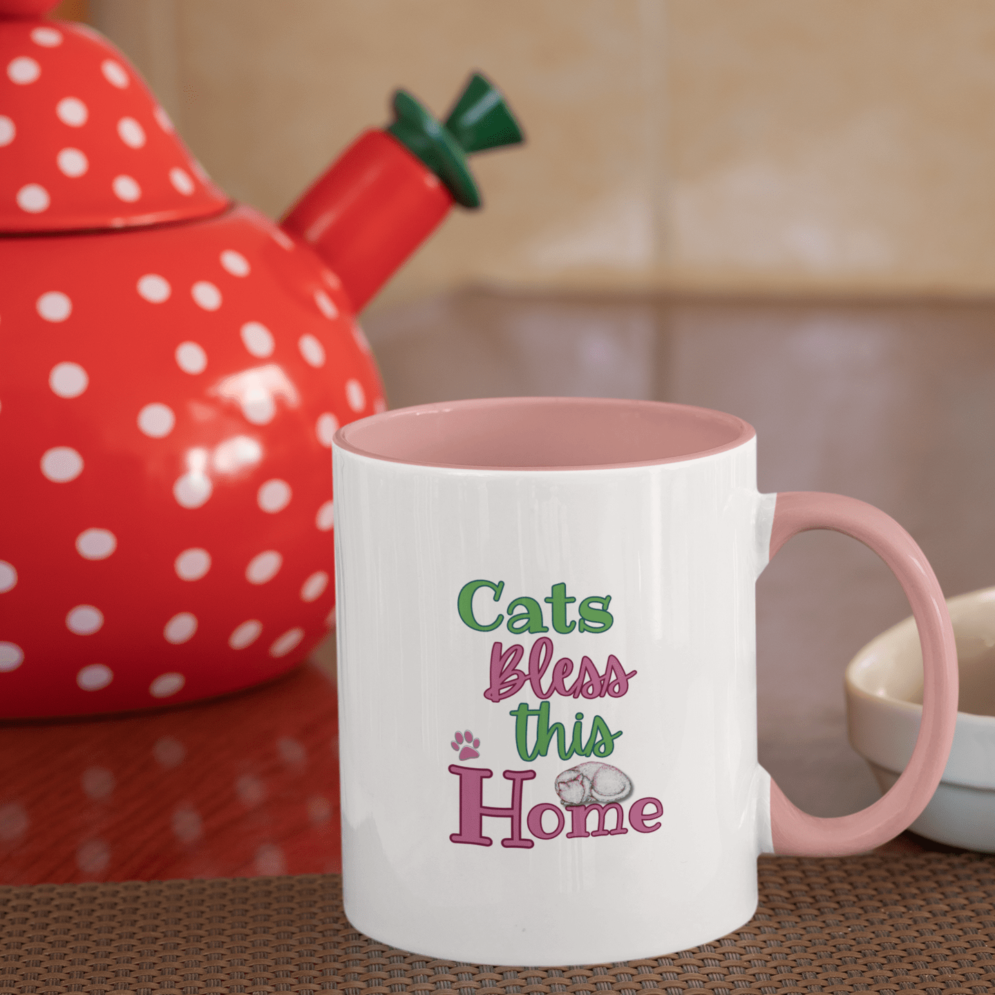 Cat Art Coffee Mug – Art print 11 oz Mug for Cat Lovers (CM-2) - Cat&Muse