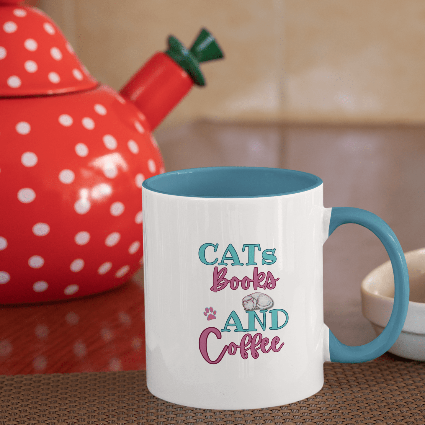 Cat Art Coffee Mug – Art print 11 oz Mug for Cat Lovers (CM-4) - Cat&Muse