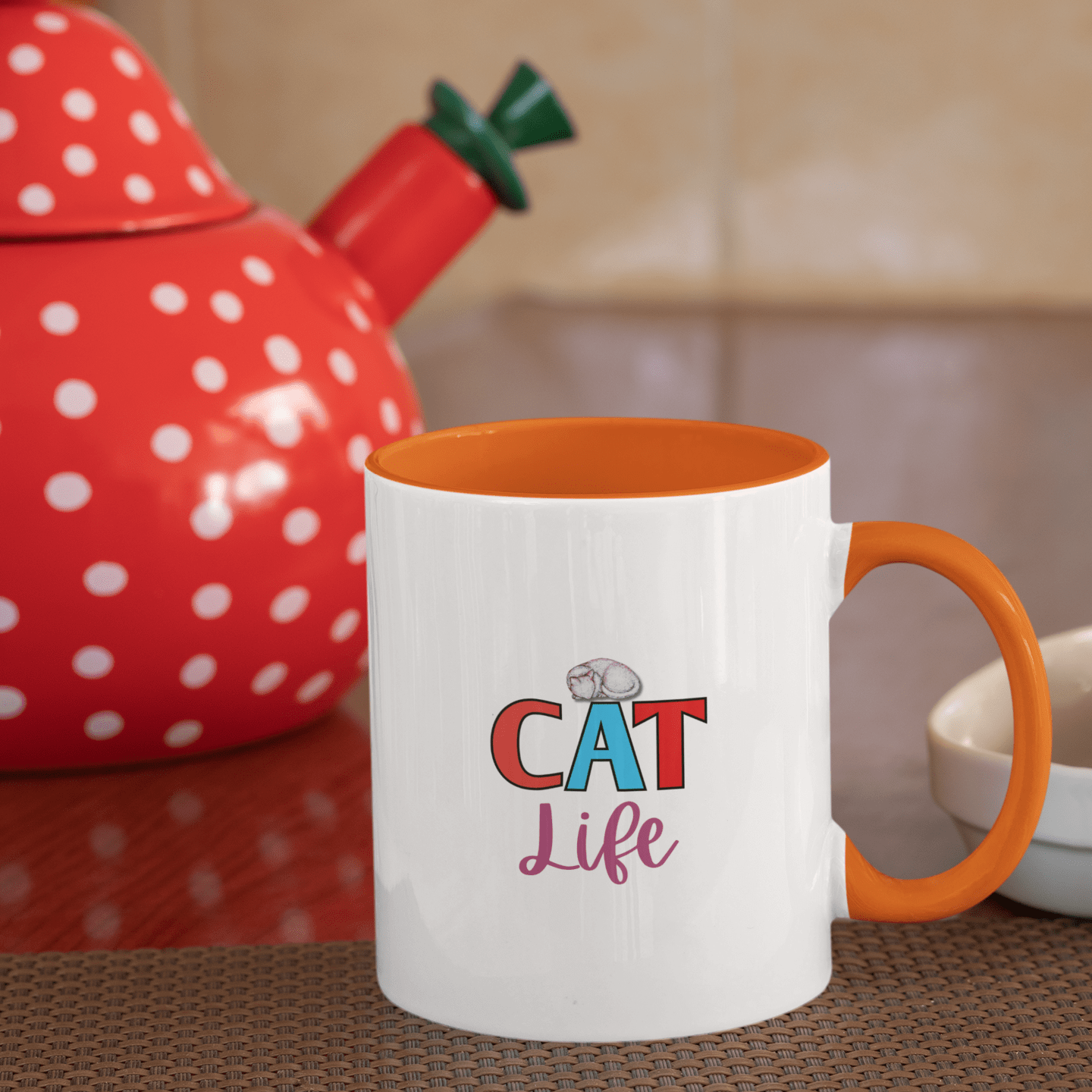 Cat Art Coffee Mug – Art print 11 oz Mug for Cat Lovers (CM-7) - Cat&Muse