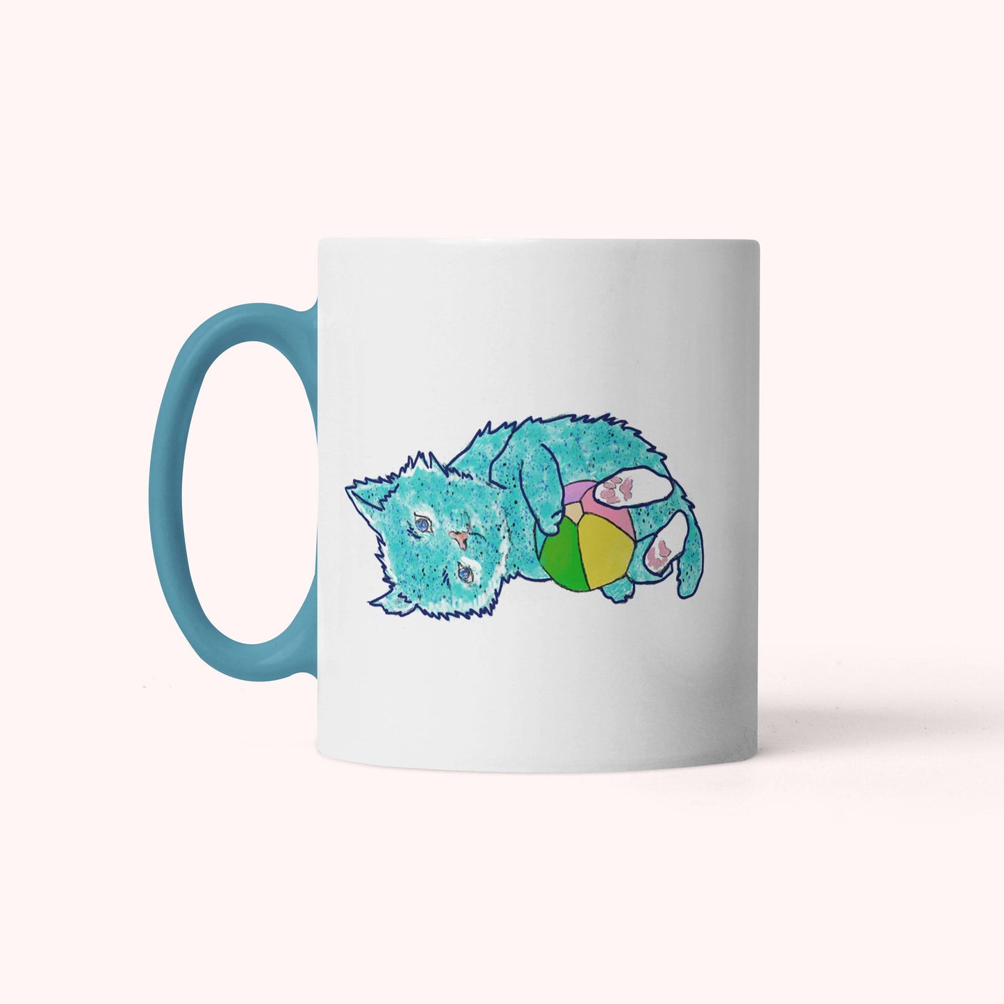 Cat Art Coffee Mug – Art print 11 oz Mug for Cat Lovers (CM-1) - Cat&Muse
