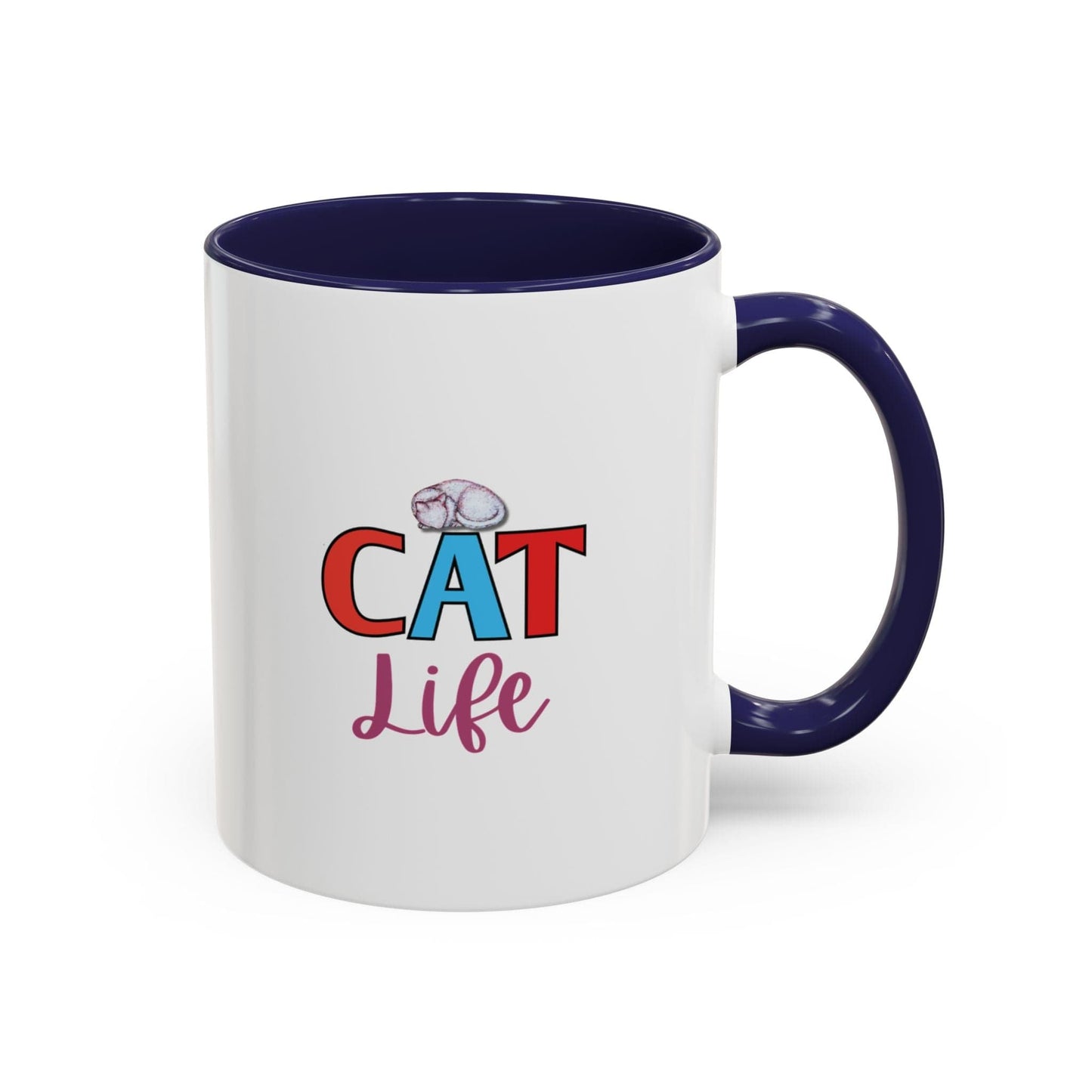Cat Art Coffee Mug – Art print 11 oz Mug for Cat Lovers (CM-7) - Cat&Muse