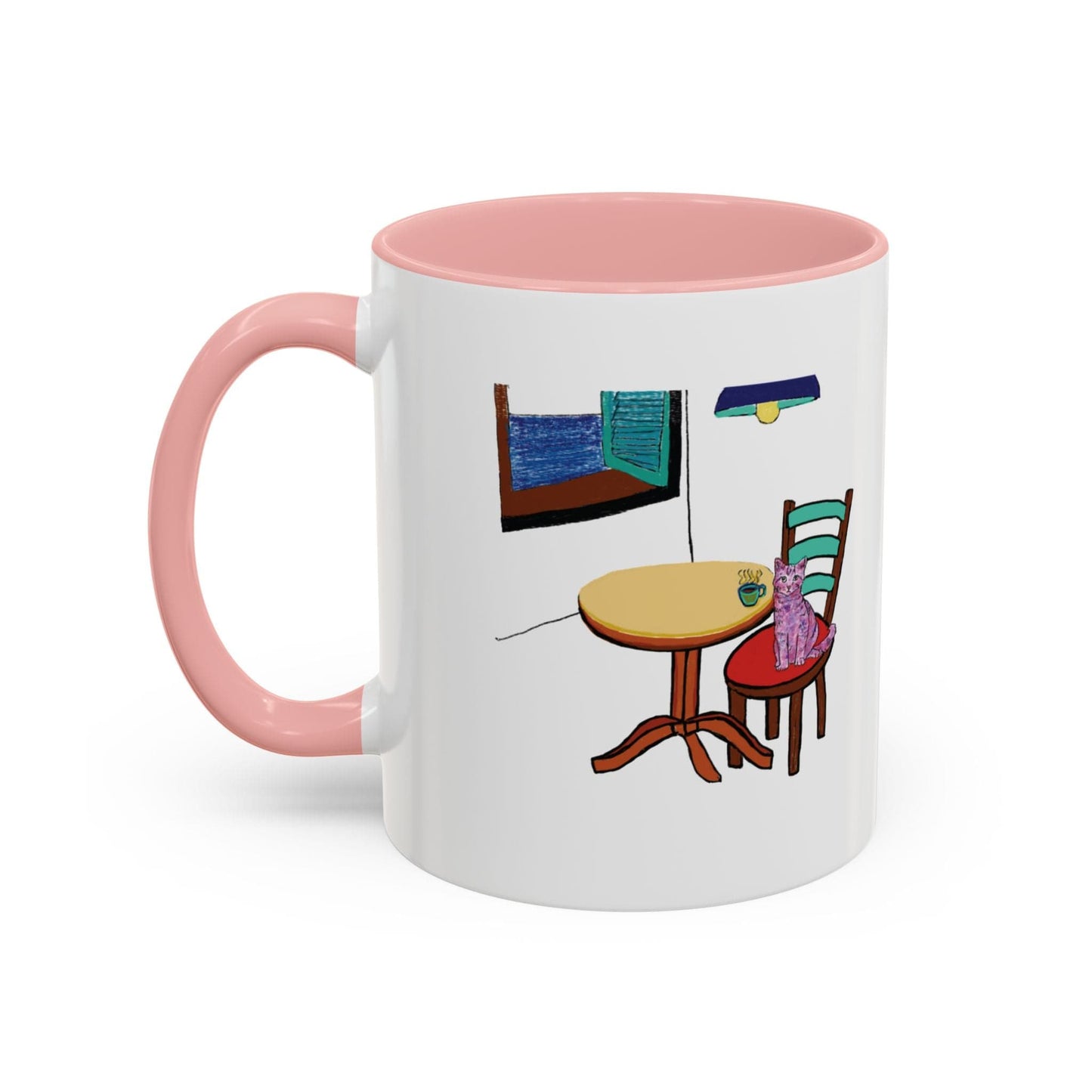 Cat Art Coffee Mug – Art print 11 oz Mug for Cat Lovers (CM-8) - Cat&Muse