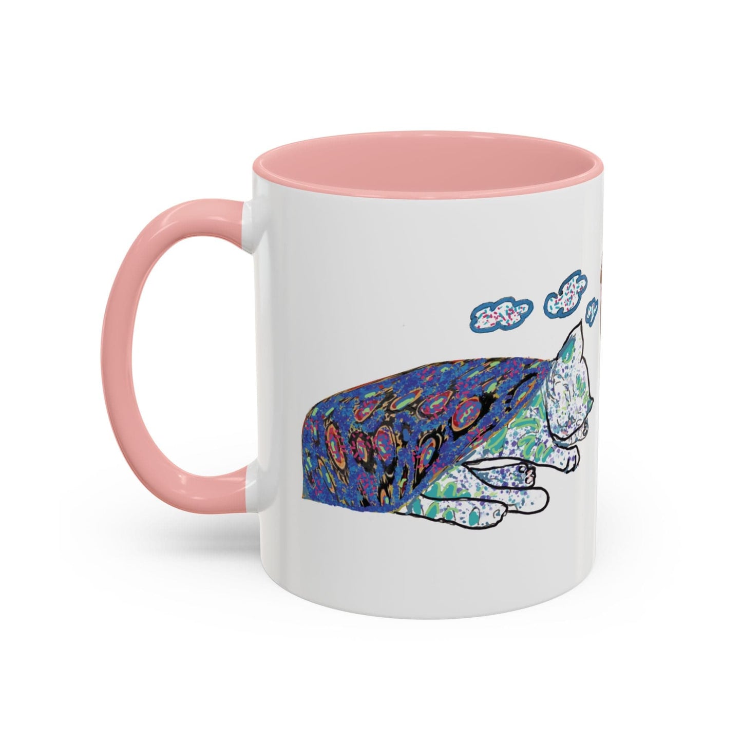 Cat Art Coffee Mug – Art print 11 oz Mug for Cat Lovers (CM-4) - Cat&Muse