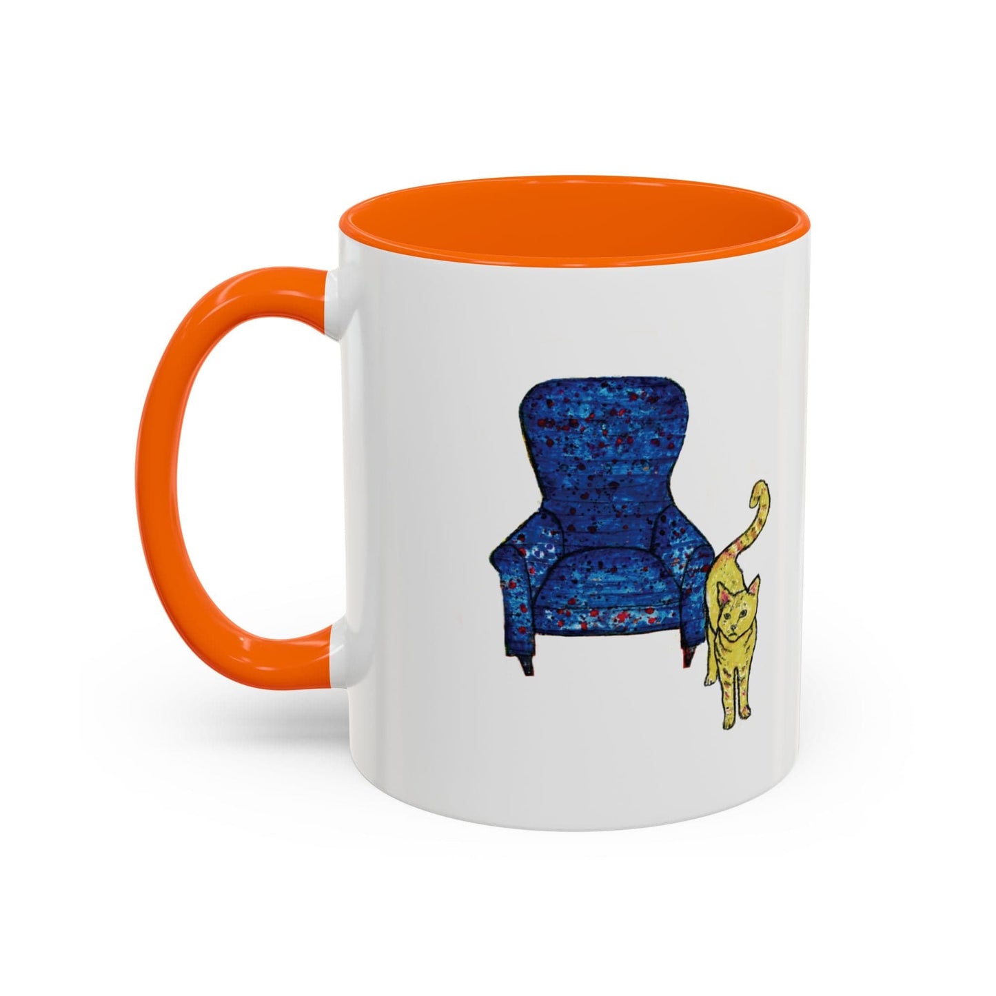 Cat Art Coffee Mug – Art print 11 oz Mug for Cat Lovers (CM-6) - Cat&Muse