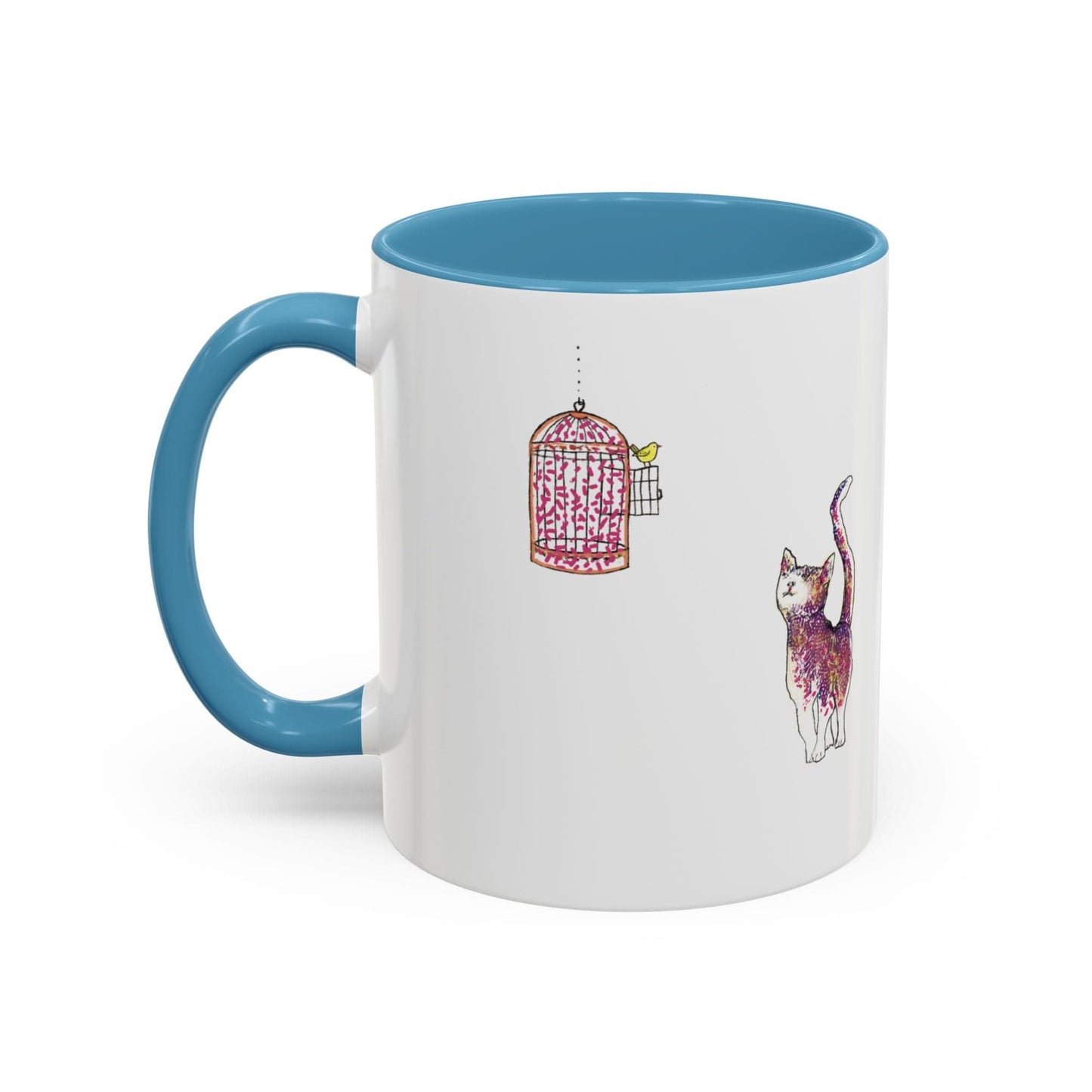 Cat Art Coffee Mug – Art print 11 oz Mug for Cat Lovers (CM-7) - Cat&Muse