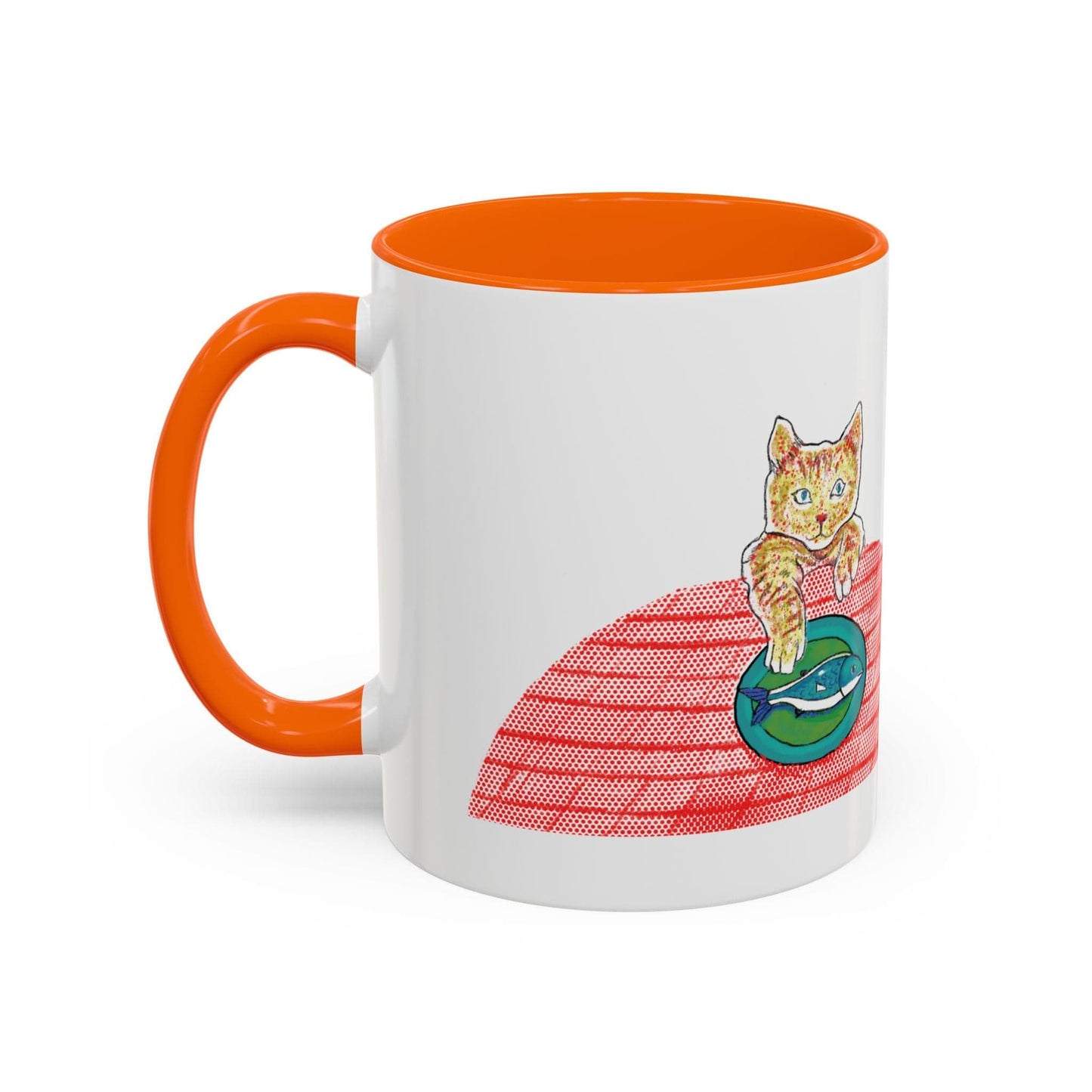 Cat Art Coffee Mug – Art print 11 oz Mug for Cat Lovers (CM-3) - Cat&Muse