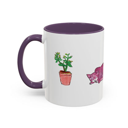 Cat Art Coffee Mug – Art print 11 oz Mug for Cat Lovers (CM-2) - Cat&Muse