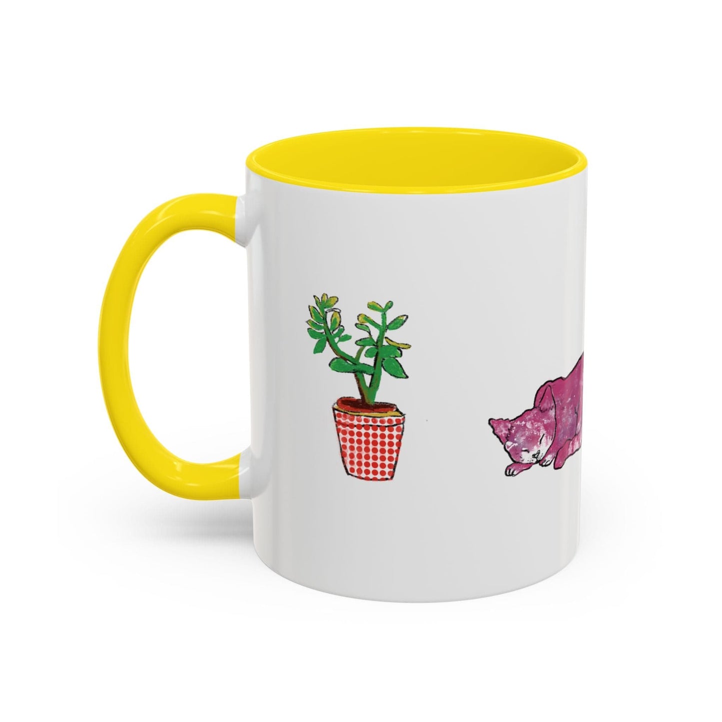 Cat Art Coffee Mug – Art print 11 oz Mug for Cat Lovers (CM-2) - Cat&Muse