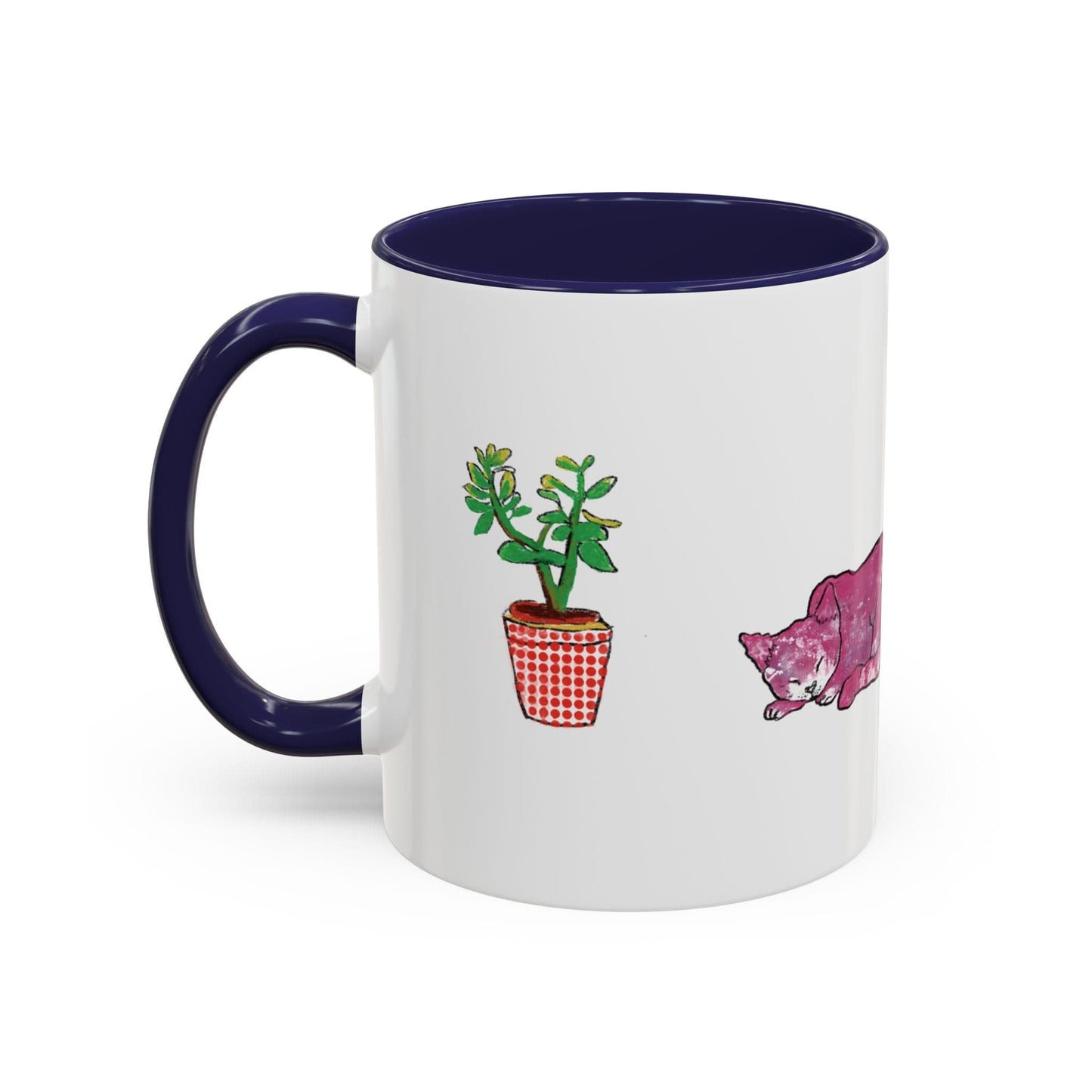 Cat Art Coffee Mug – Art print 11 oz Mug for Cat Lovers (CM-2) - Cat&Muse