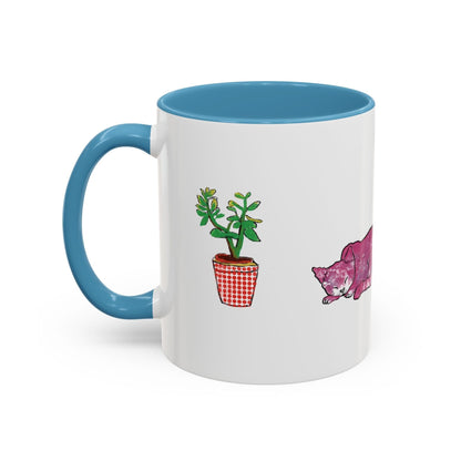 Cat Art Coffee Mug – Art print 11 oz Mug for Cat Lovers (CM-2) - Cat&Muse