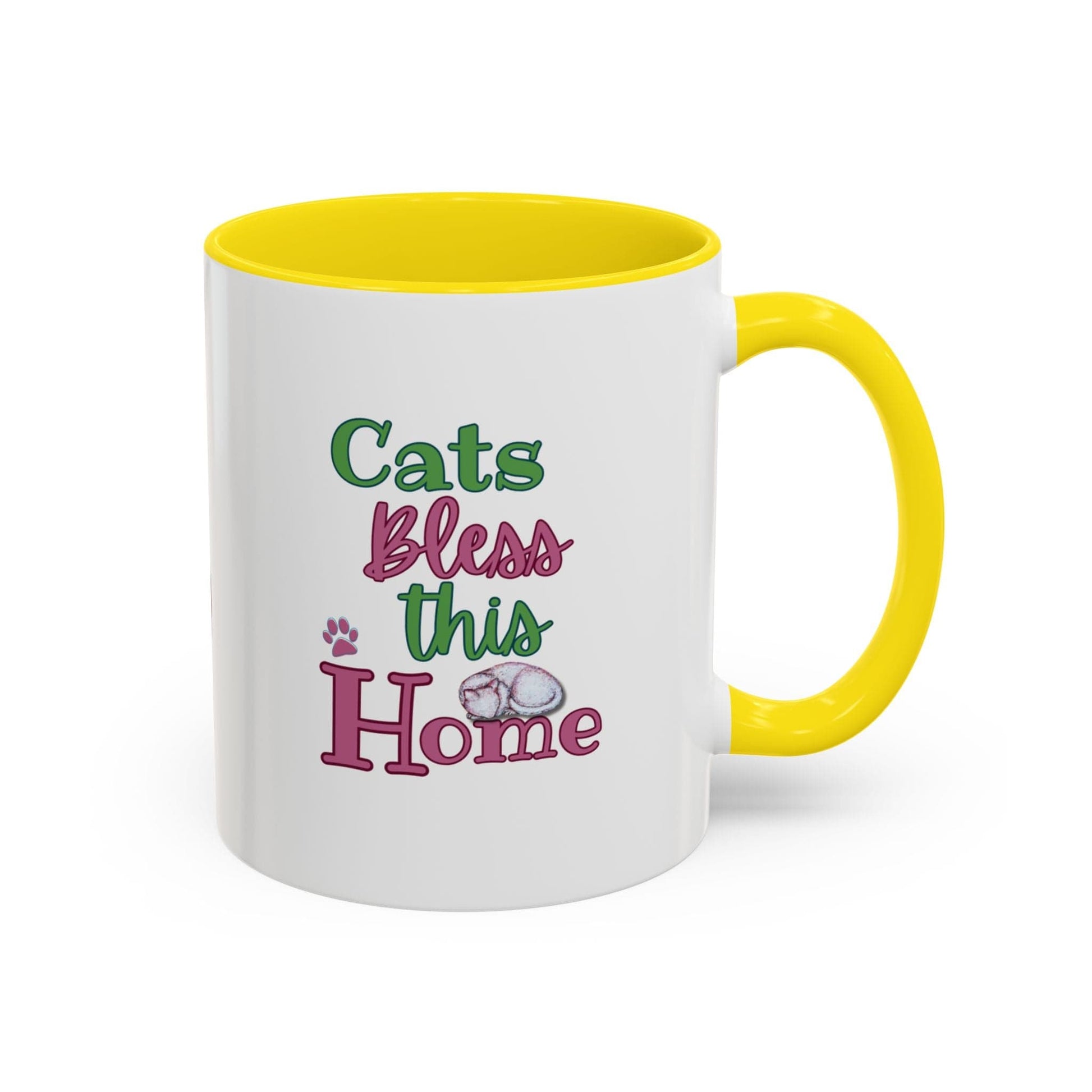 Cat Art Coffee Mug – Art print 11 oz Mug for Cat Lovers (CM-2) - Cat&Muse