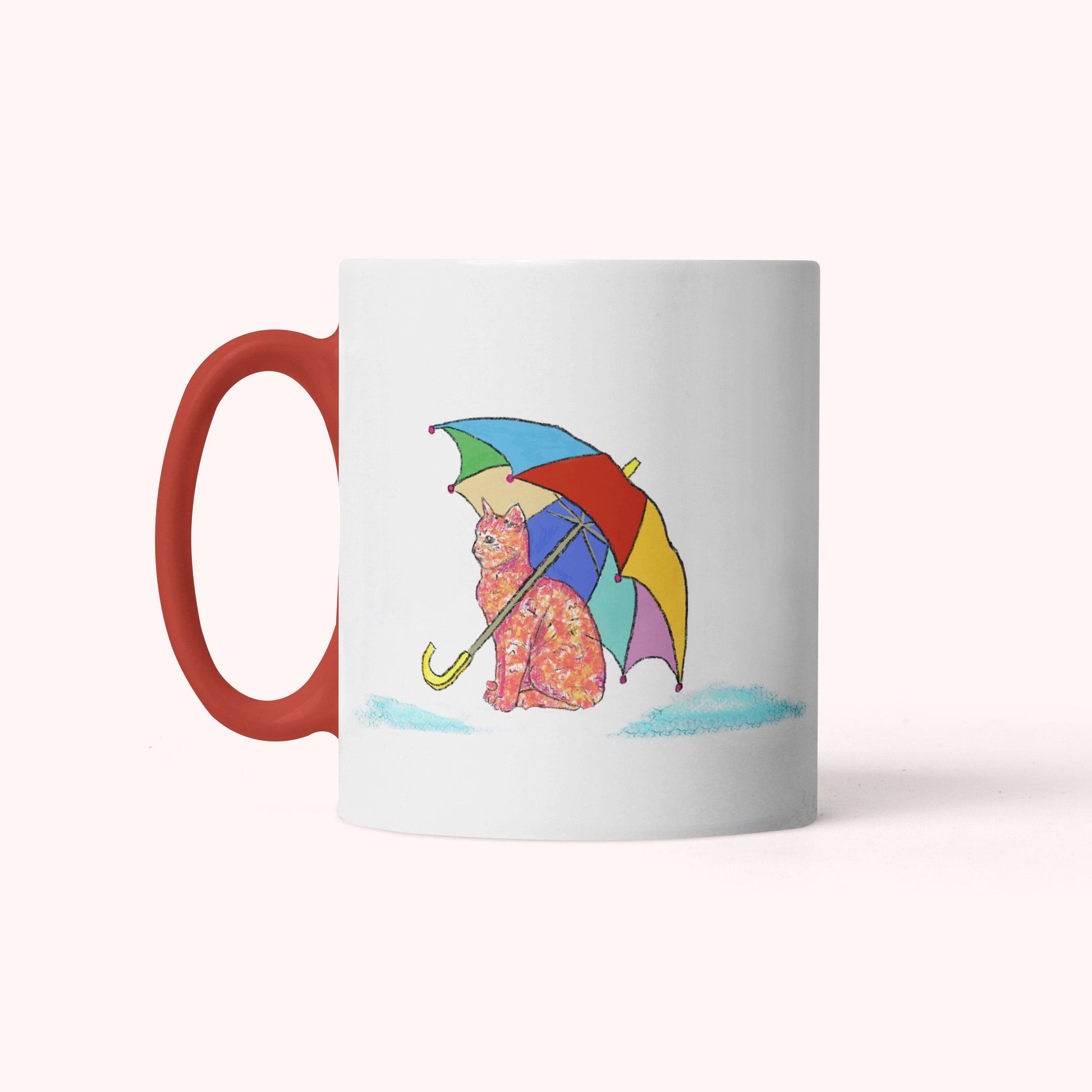 Cat Art Coffee Mug – Art print 11 oz Mug for Cat Lovers (CM-9) - Cat&Muse