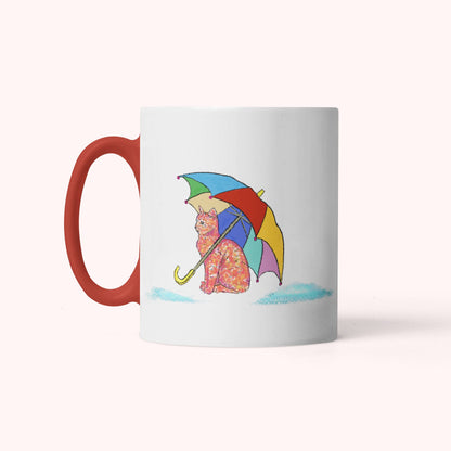 Cat Art Coffee Mug – Art print 11 oz Mug for Cat Lovers (CM-9) - Cat&Muse