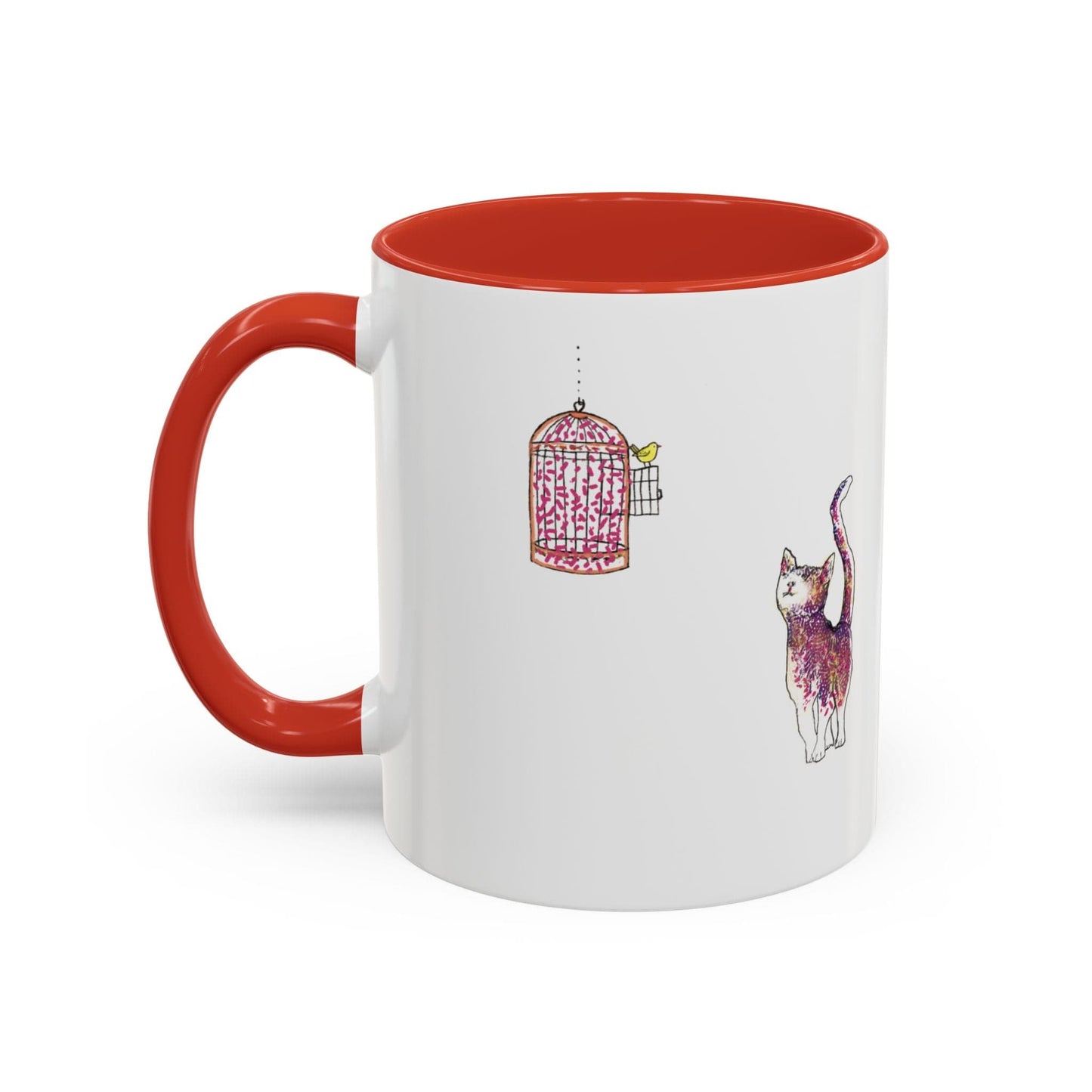 Cat Art Coffee Mug – Art print 11 oz Mug for Cat Lovers (CM-7) - Cat&Muse