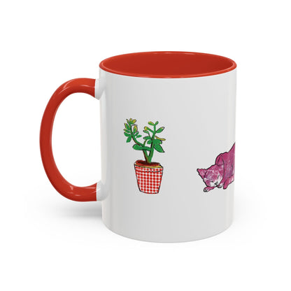 Cat Art Coffee Mug – Art print 11 oz Mug for Cat Lovers (CM-2) - Cat&Muse