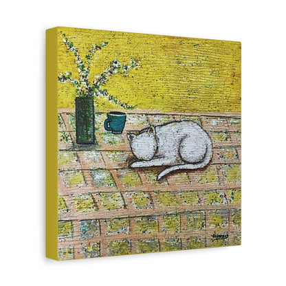 Cat Lover's Wall Art Stretched Matte Canvas (CS-6)