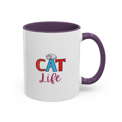 Cat Art Coffee Mug – Art print 11 oz Mug for Cat Lovers (CM-7) - Cat&Muse