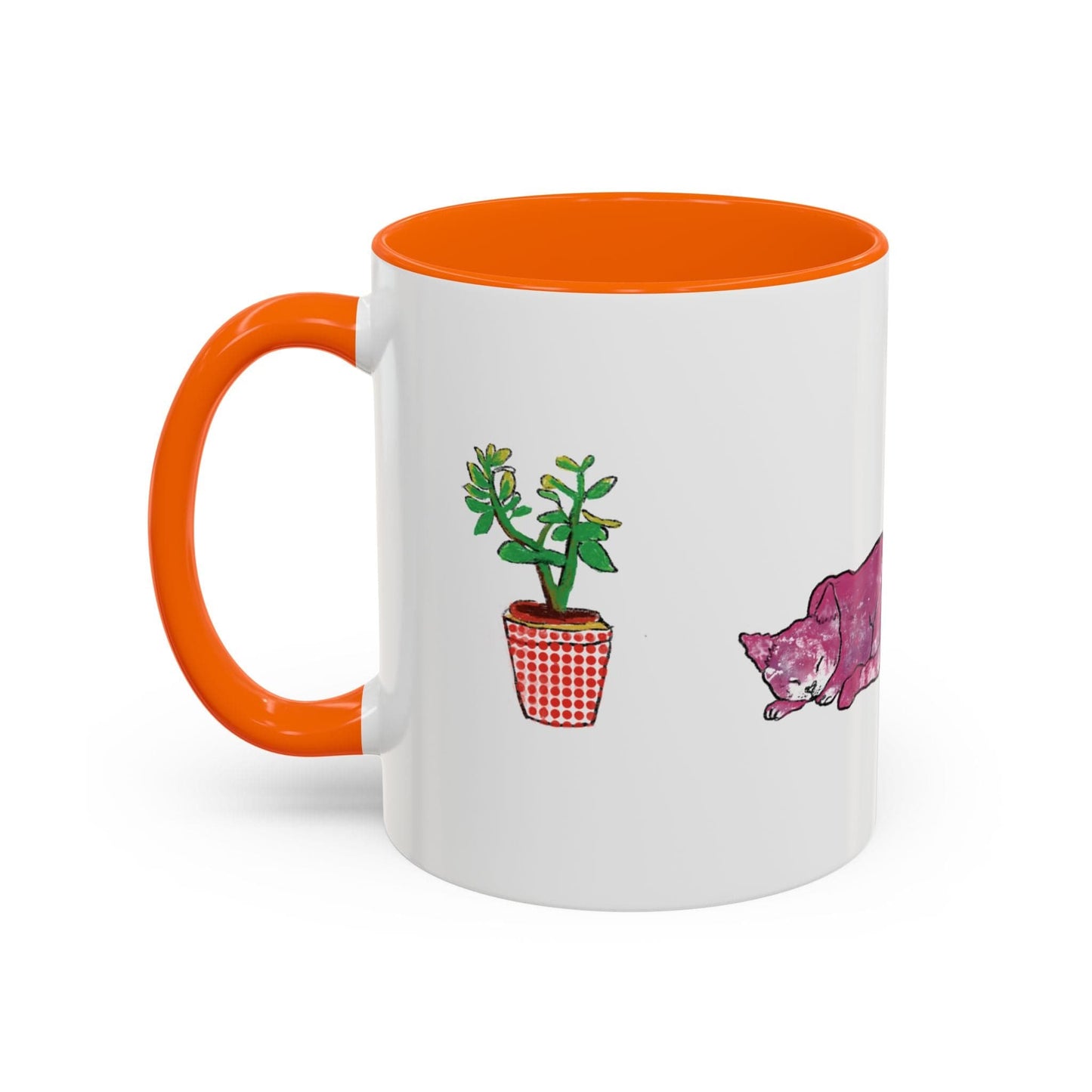 Cat Art Coffee Mug – Art print 11 oz Mug for Cat Lovers (CM-2) - Cat&Muse